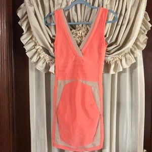 Two tone beautiful sexy dress